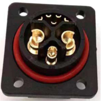 圓形及方形2+5P、2+1+5P充電插頭和充電插座